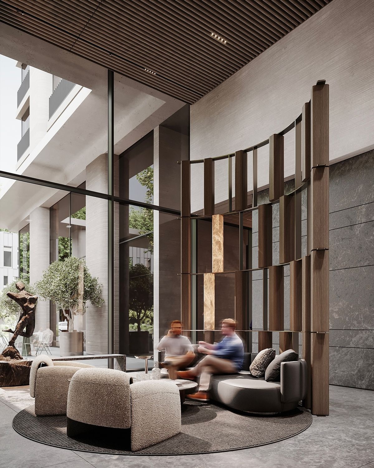 Proiect de design interior pentru Spații publice