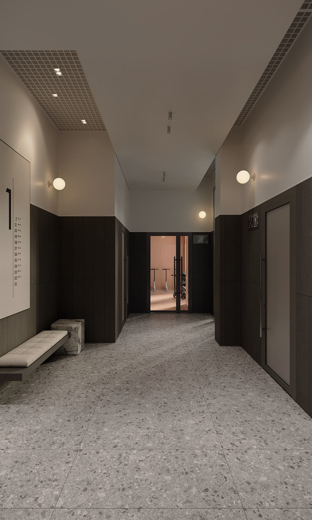 Proiect de design interior pentru Spații publice