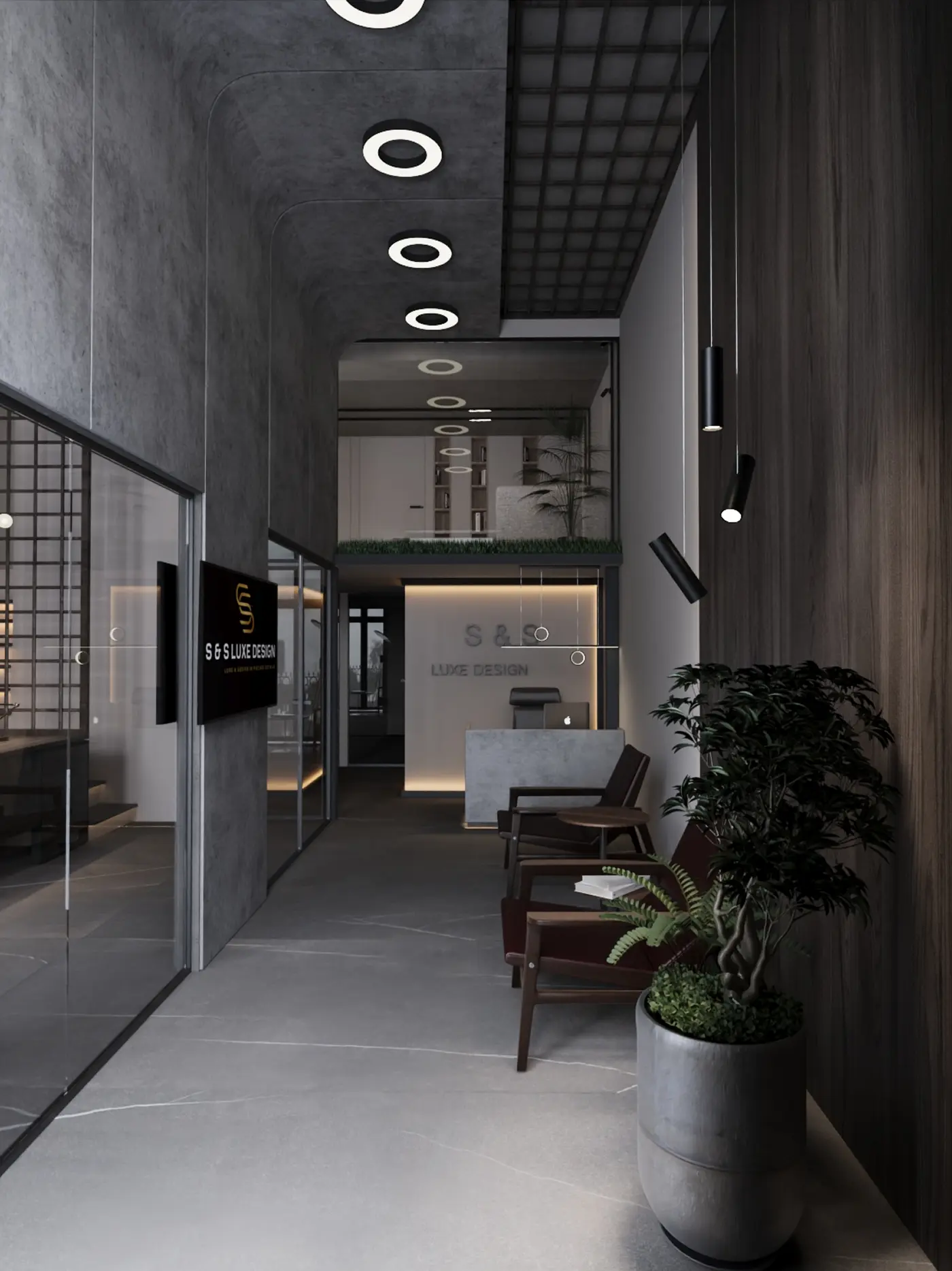 Design interior birouri — spațiu de lucru modern și funcțional