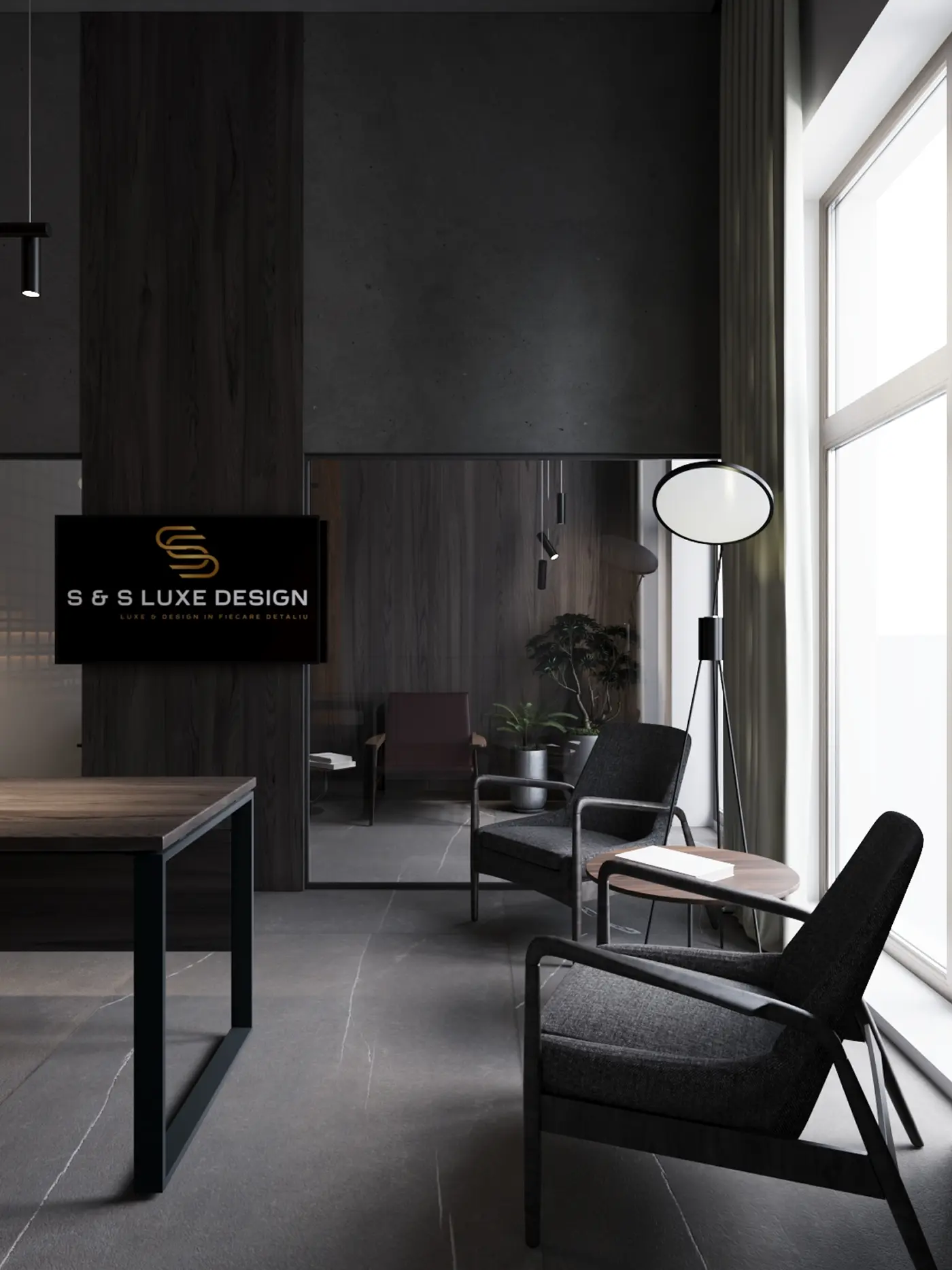 Design interior birouri — spațiu de lucru modern și funcțional