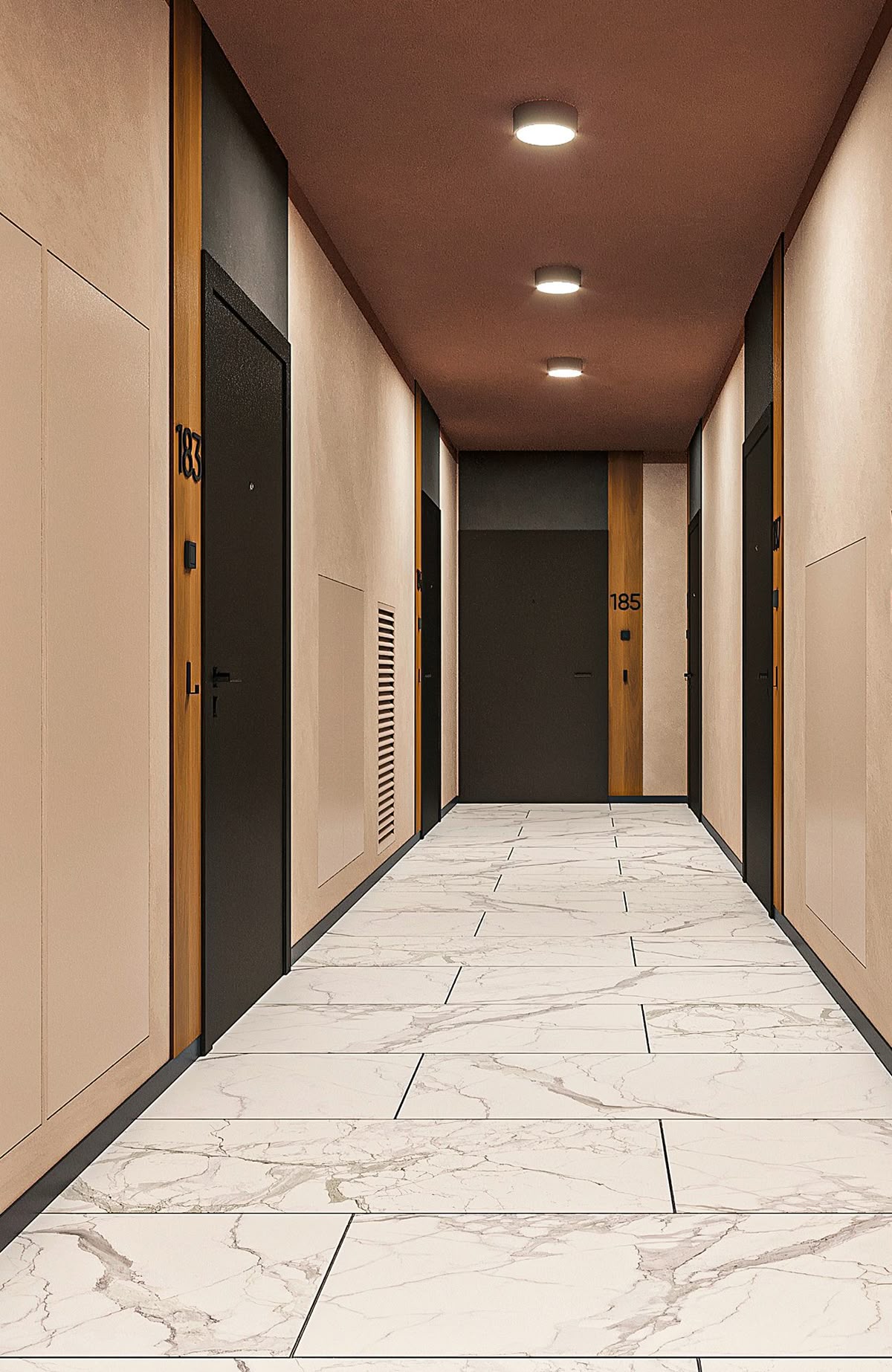 Proiect de design interior pentru Spații publice