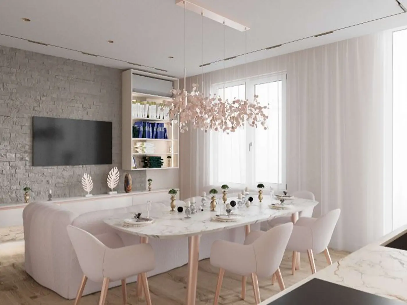 Design interior apartamente și penthouse-uri — lux și exclusivitate în fiecare detaliu