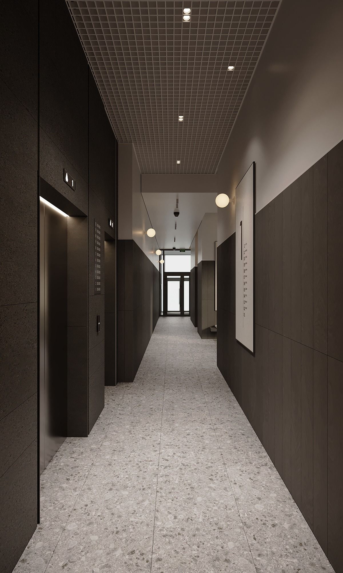 Proiect de design interior pentru Spații publice