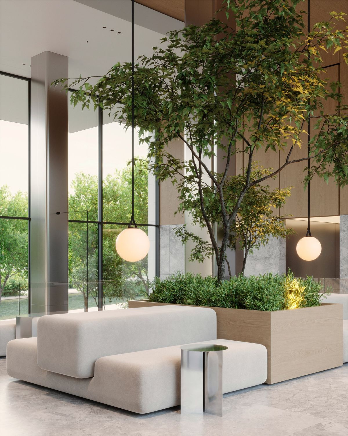 Proiect de design interior pentru Spații publice