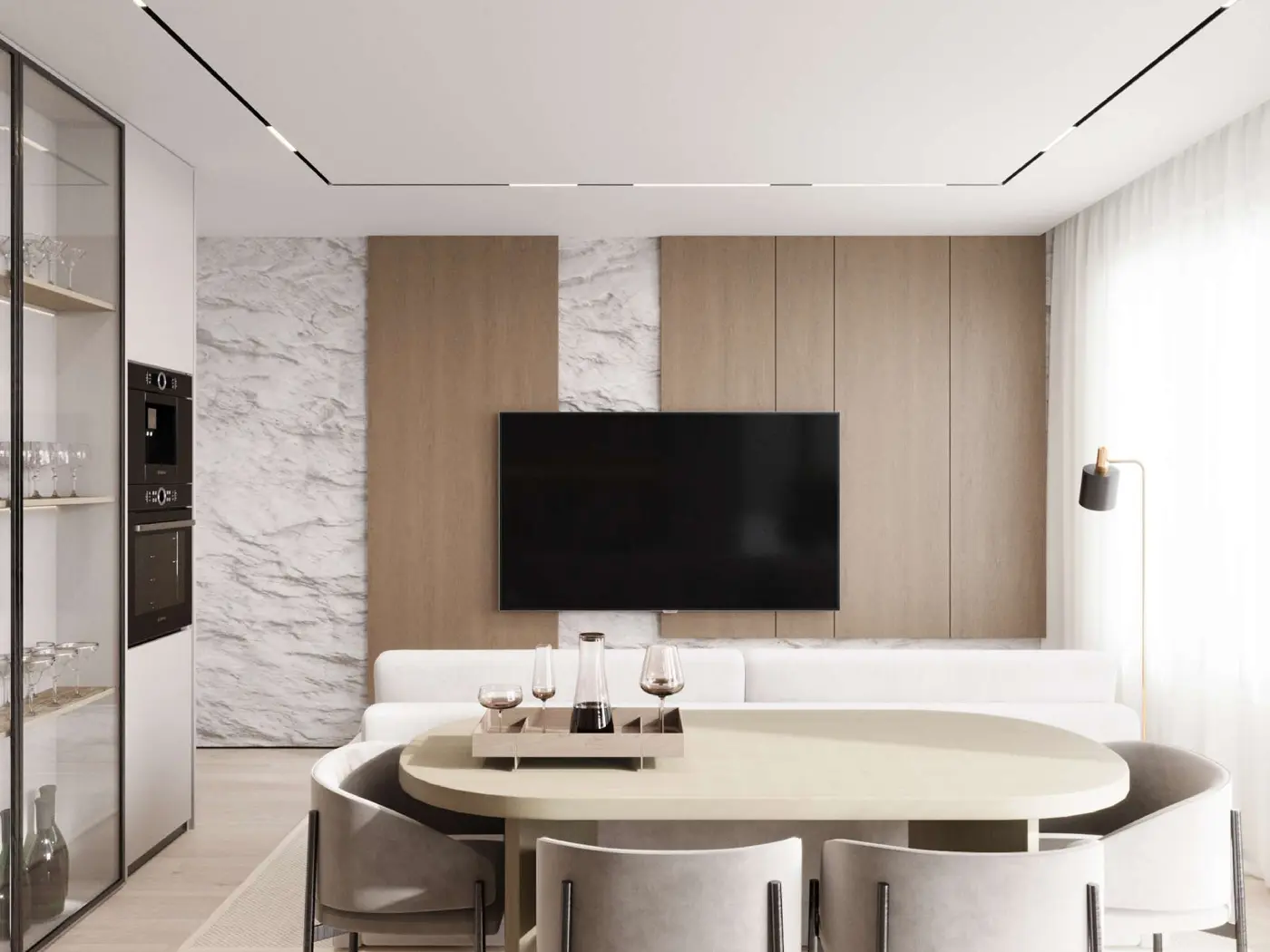 Design interior apartamente și penthouse-uri — lux și exclusivitate în fiecare detaliu