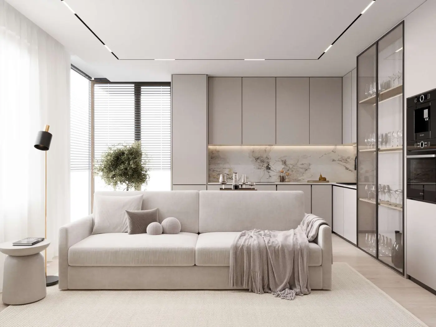 Design interior apartamente și penthouse-uri — lux și exclusivitate în fiecare detaliu