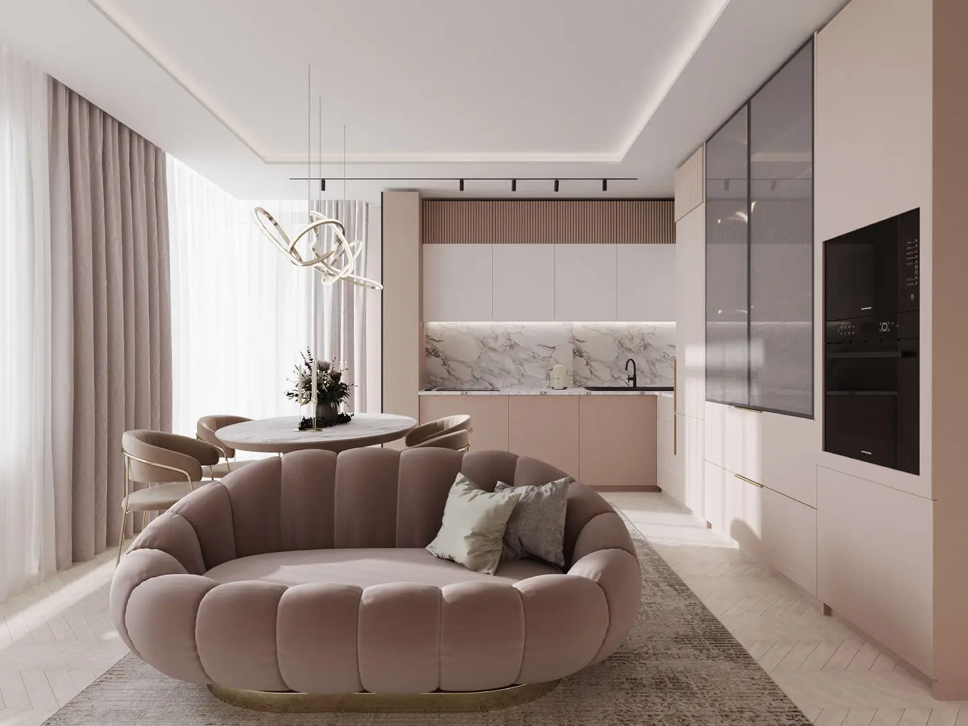 Design interior apartamente și penthouse-uri — lux și exclusivitate în fiecare detaliu