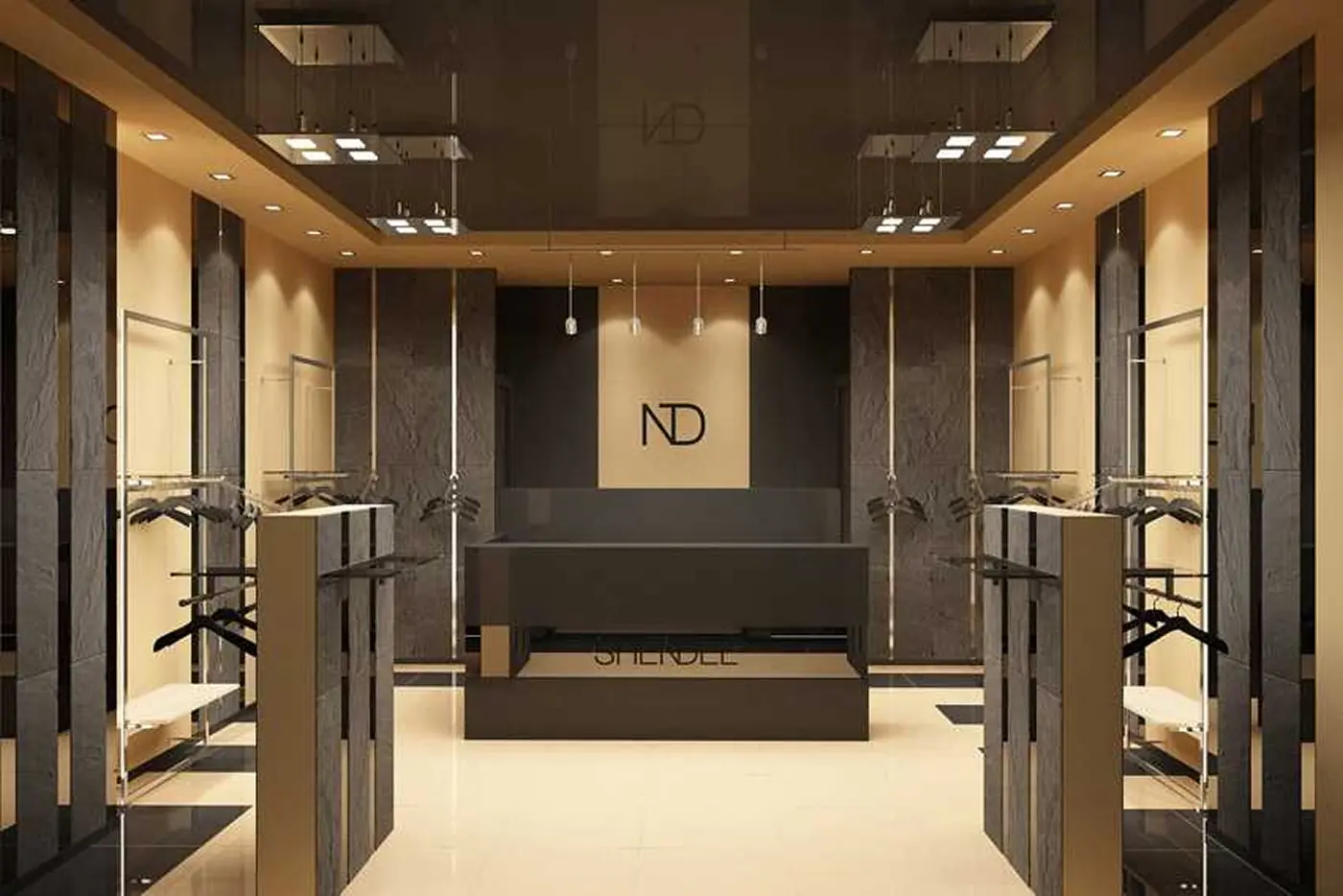 Design interior boutique-uri — un interior care vinde