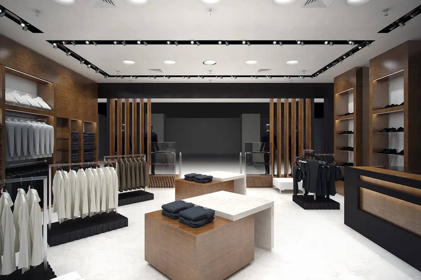 Design interior boutique-uri — un interior care vinde