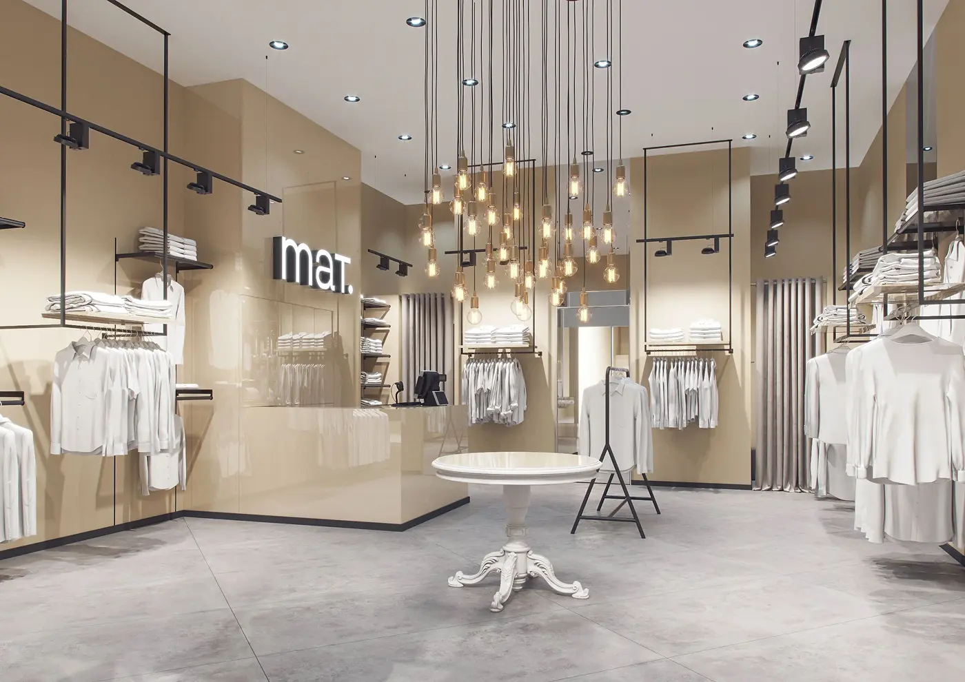 Design interior boutique-uri — un interior care vinde