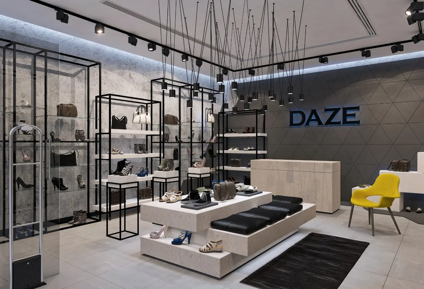 Design interior boutique-uri — un interior care vinde