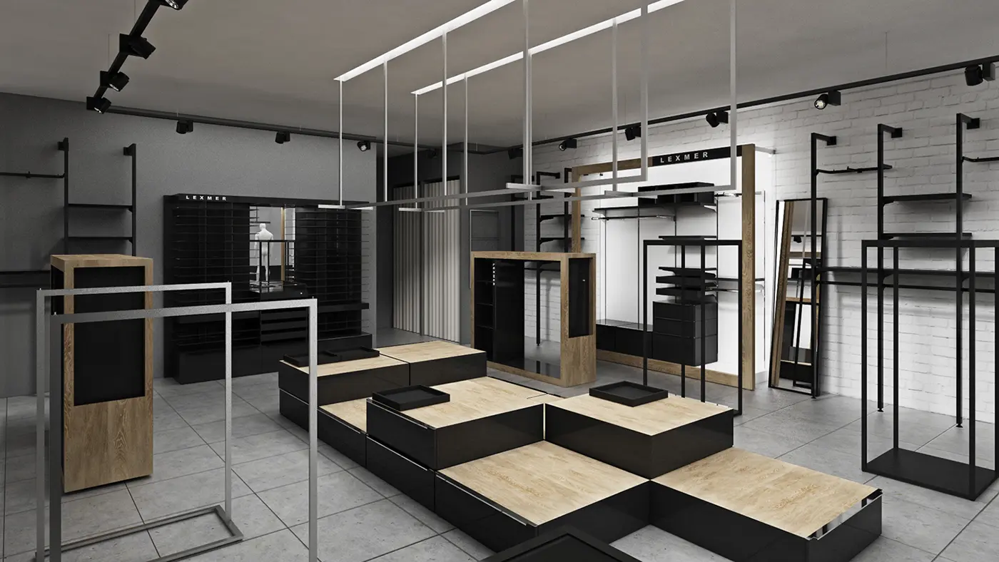 Design interior boutique-uri — un interior care vinde