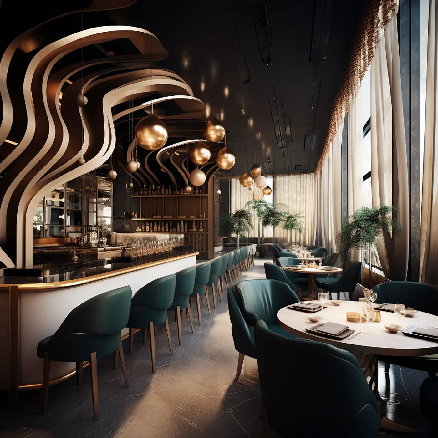 Design interior restaurante — o atmosferă care atrage oaspeții