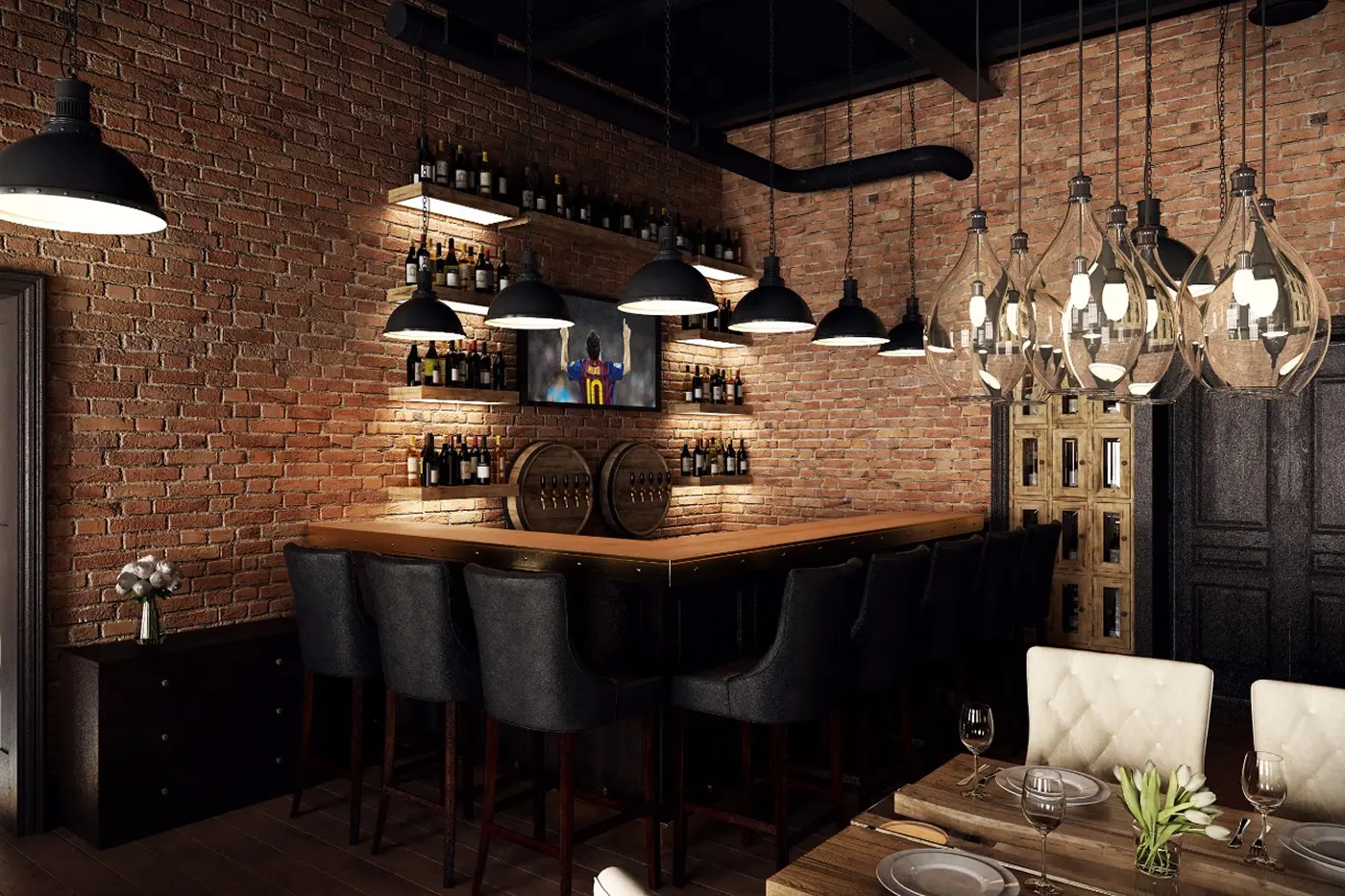 Design interior baruri — stil și atmosferă pentru seri de neuitat